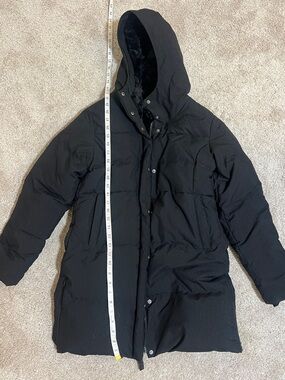 The North Face Kids Black Puffer Coat with Hood